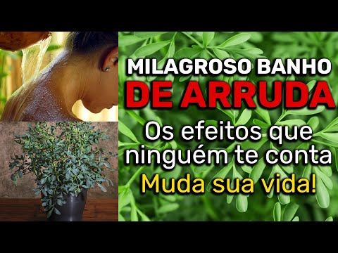 BANHO DE ARRUDA MILAGROSO: Como fazer e os efeitos que não tem contam!