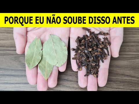 Misture FOLHA DE LOURO Com CRAVO DA ÍNDIA e Você Não Vai Querer Outra Receita